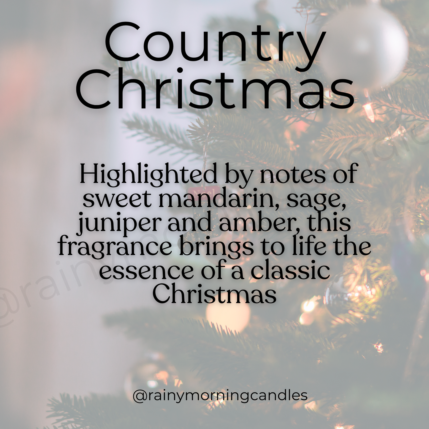 Country Christmas | Holiday Wax Melts