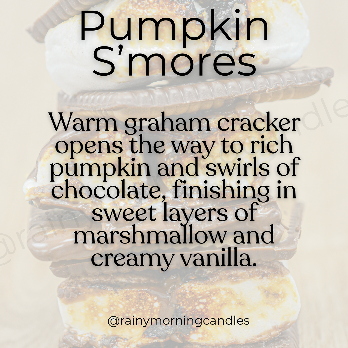 Pumpkin S'mores | Fall Wax Melts