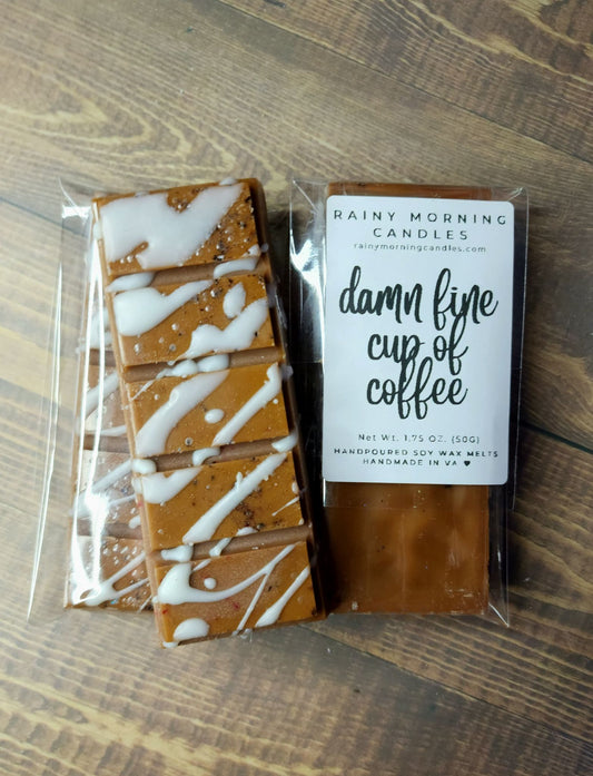 Damn Fine Cup of Coffee | Wax Melts - Rainy Morning Candles