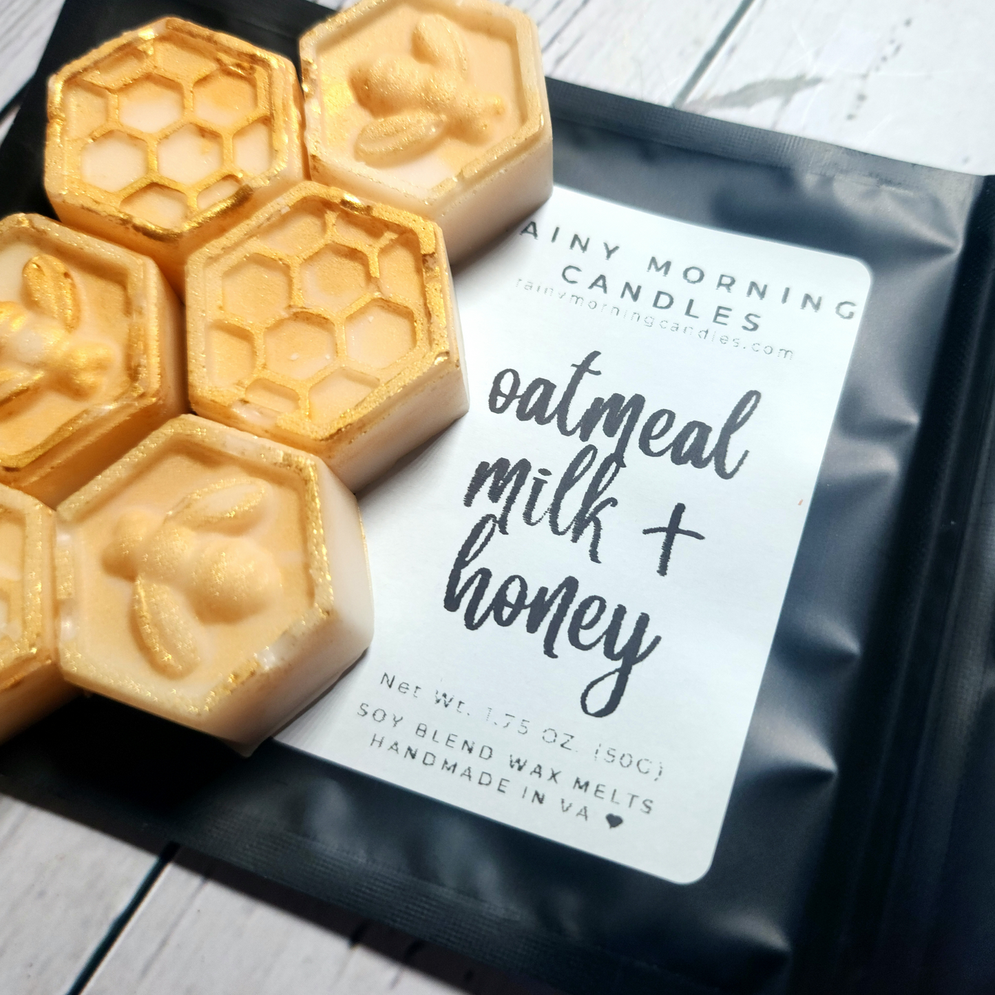 Oatmeal Milk + Honey | Honeycomb Wax Melts