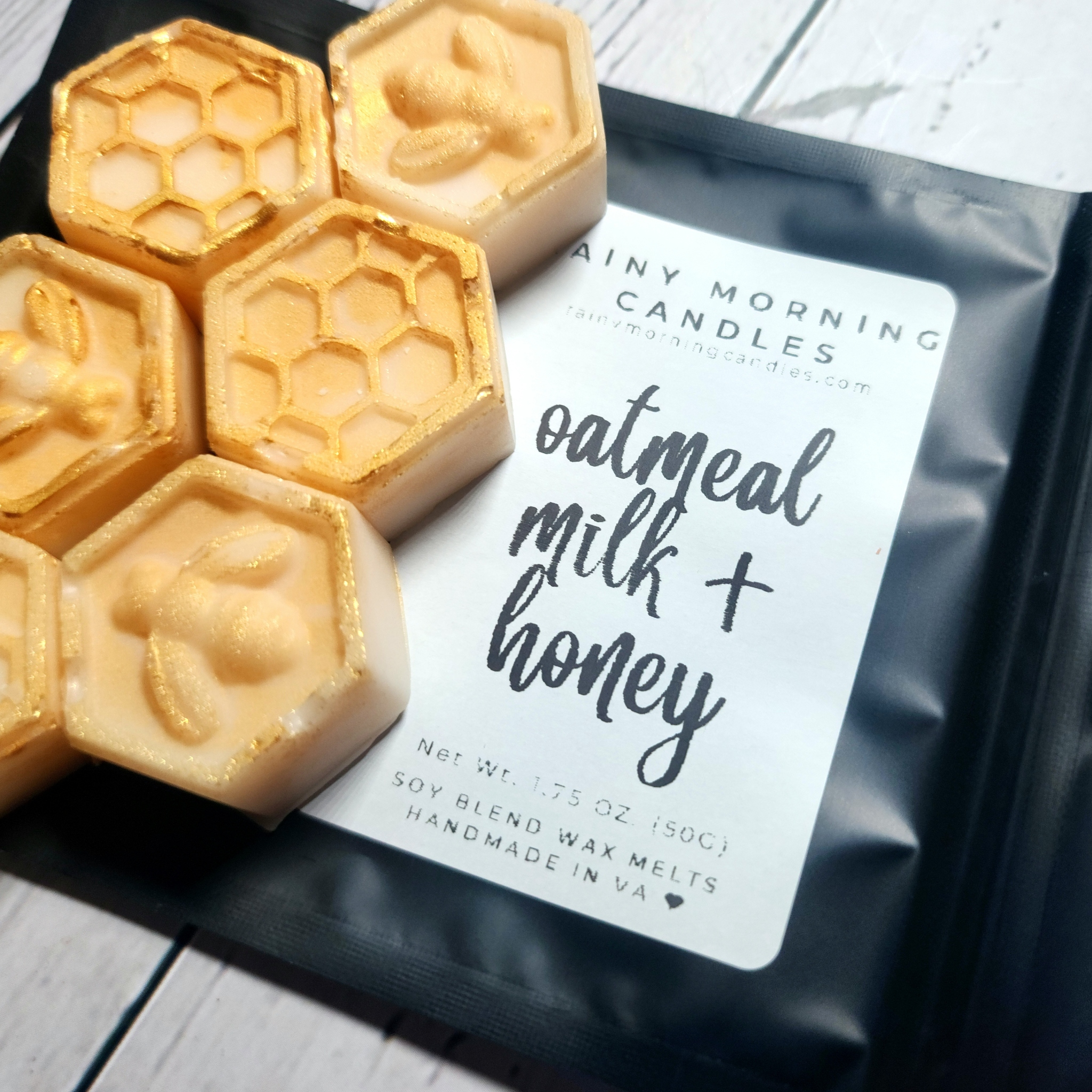 Oatmeal Milk + Honey | Honeycomb Wax Melts