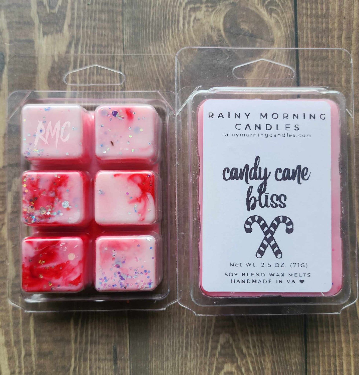 Candy Cane Bliss | Holiday Clamshell Wax Melts