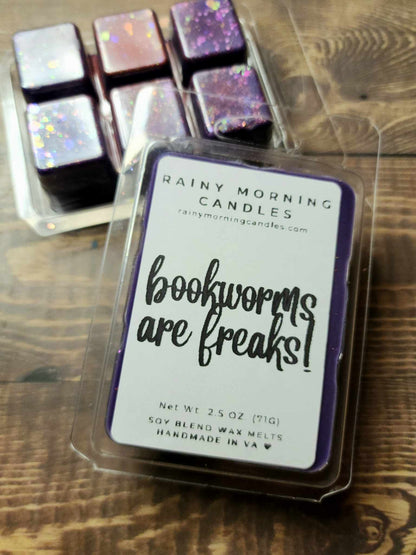 Bookworms Are Freaks! | Clamshell Wax Melts