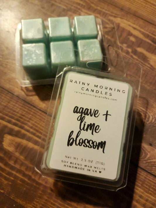 Agave+ Lime Blossom | February Scent of the Month | Clamshell Wax Melts