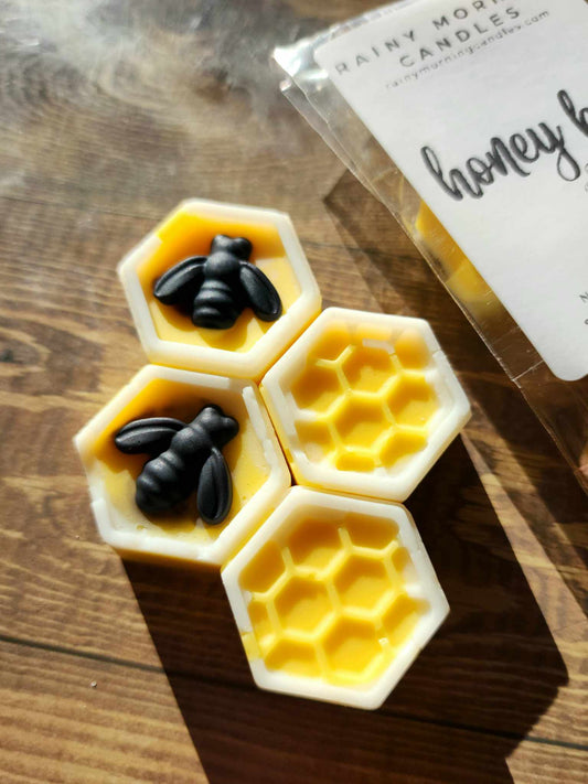 Honey Bee | Honey Comb Shaped Spring Wax Melts