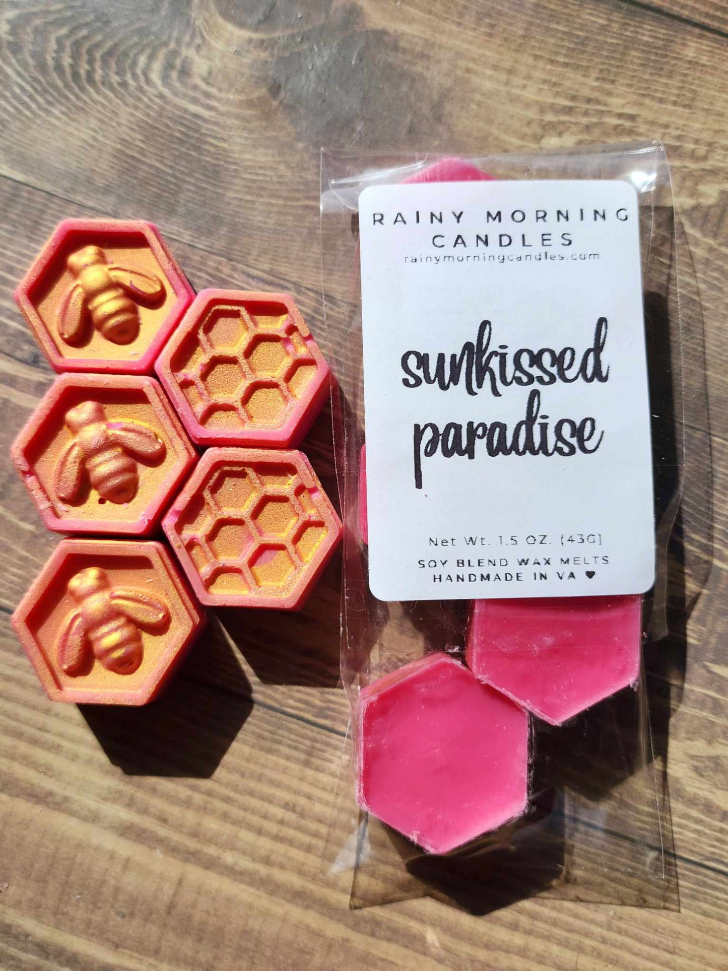 Sunkissed Paradise | March Scent of the Month | Honeycomb Wax Melts