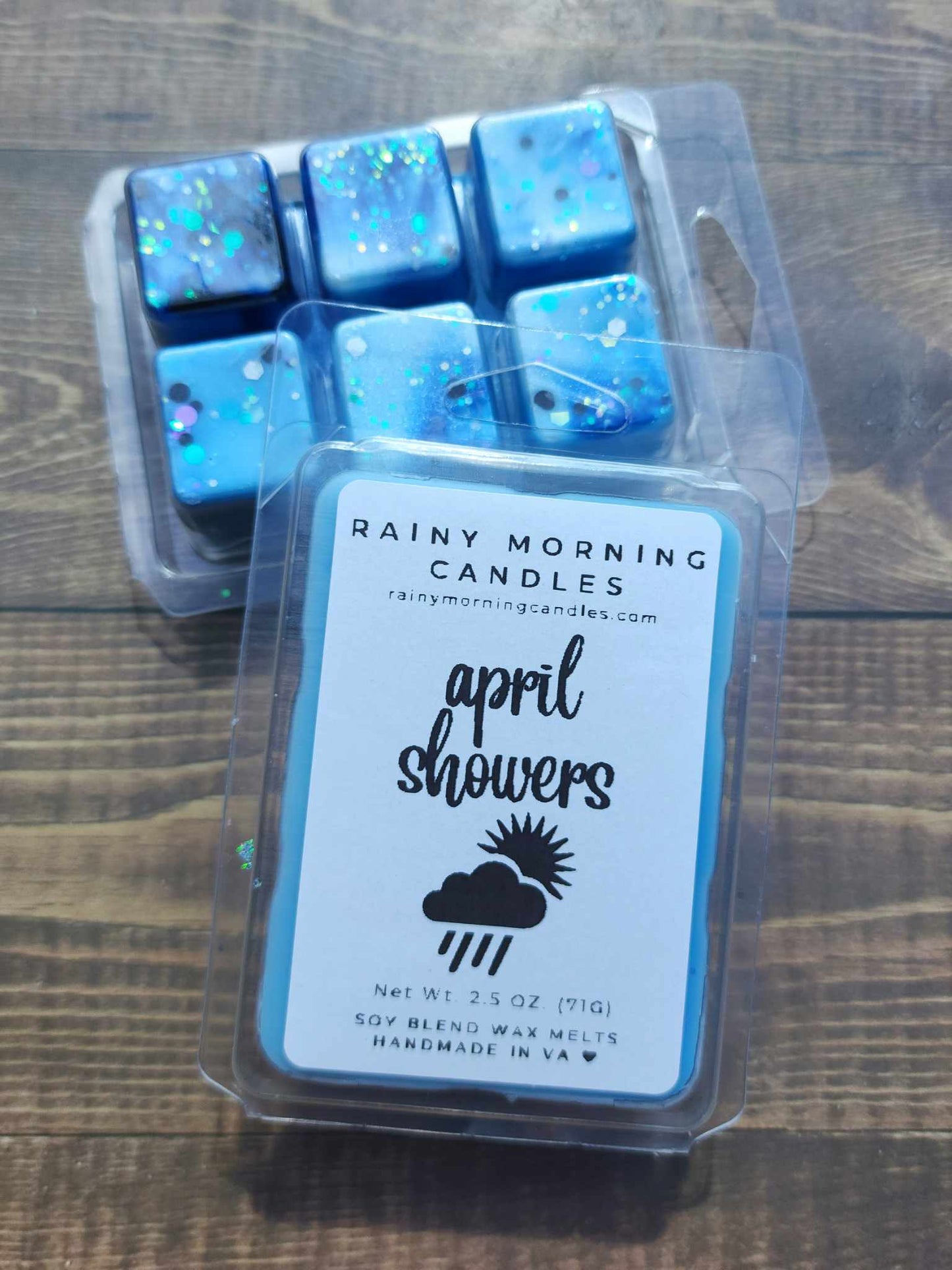 April Showers | April Scent of the Month | Clamshell Wax Melts