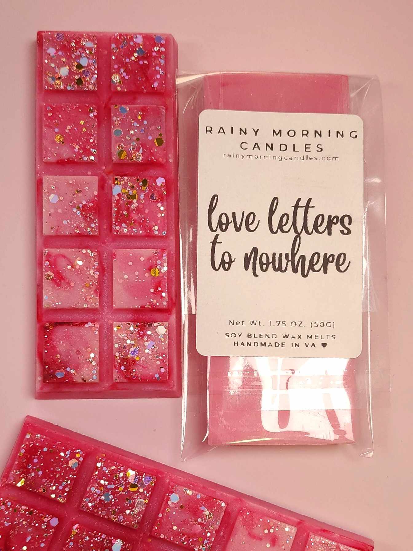 Love Letter to Nowhere | Pink Sugar | Wax Melts