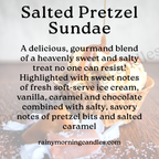 Salted Pretzel Sundae | Fall Wax Melts