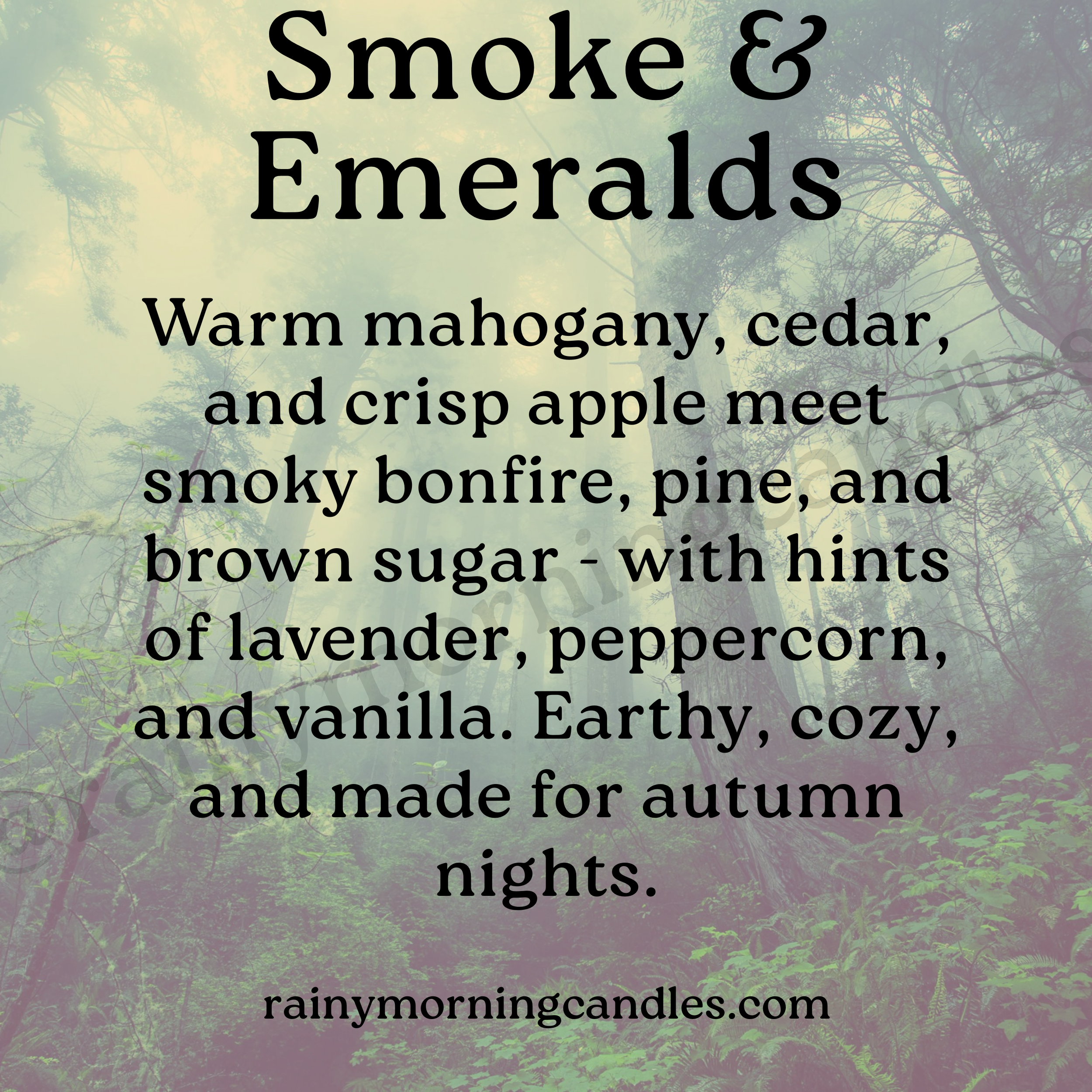 Smoke & Emeralds | Fall Wax Melts