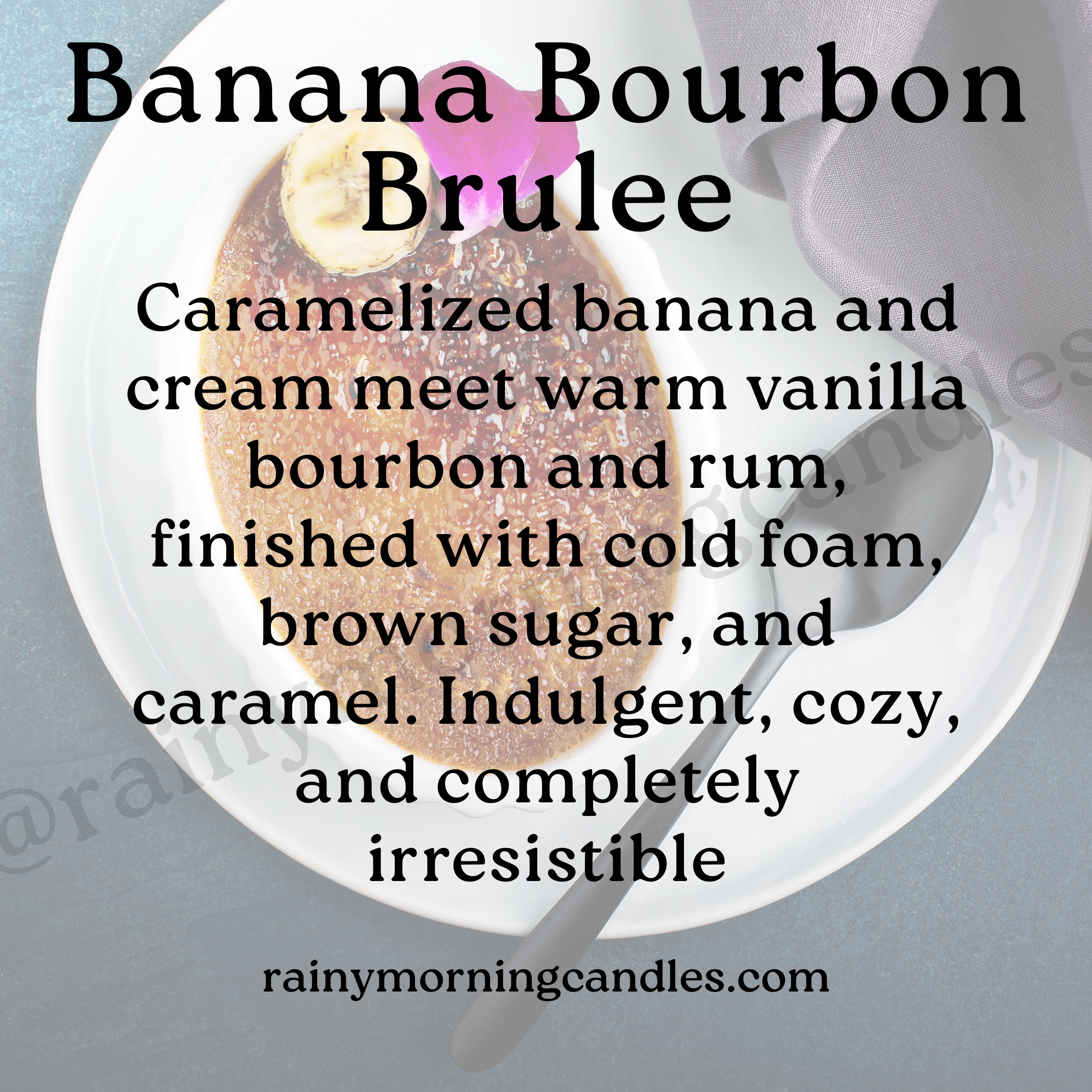 Banana Bourbon Brulee | Fall Wax Melts