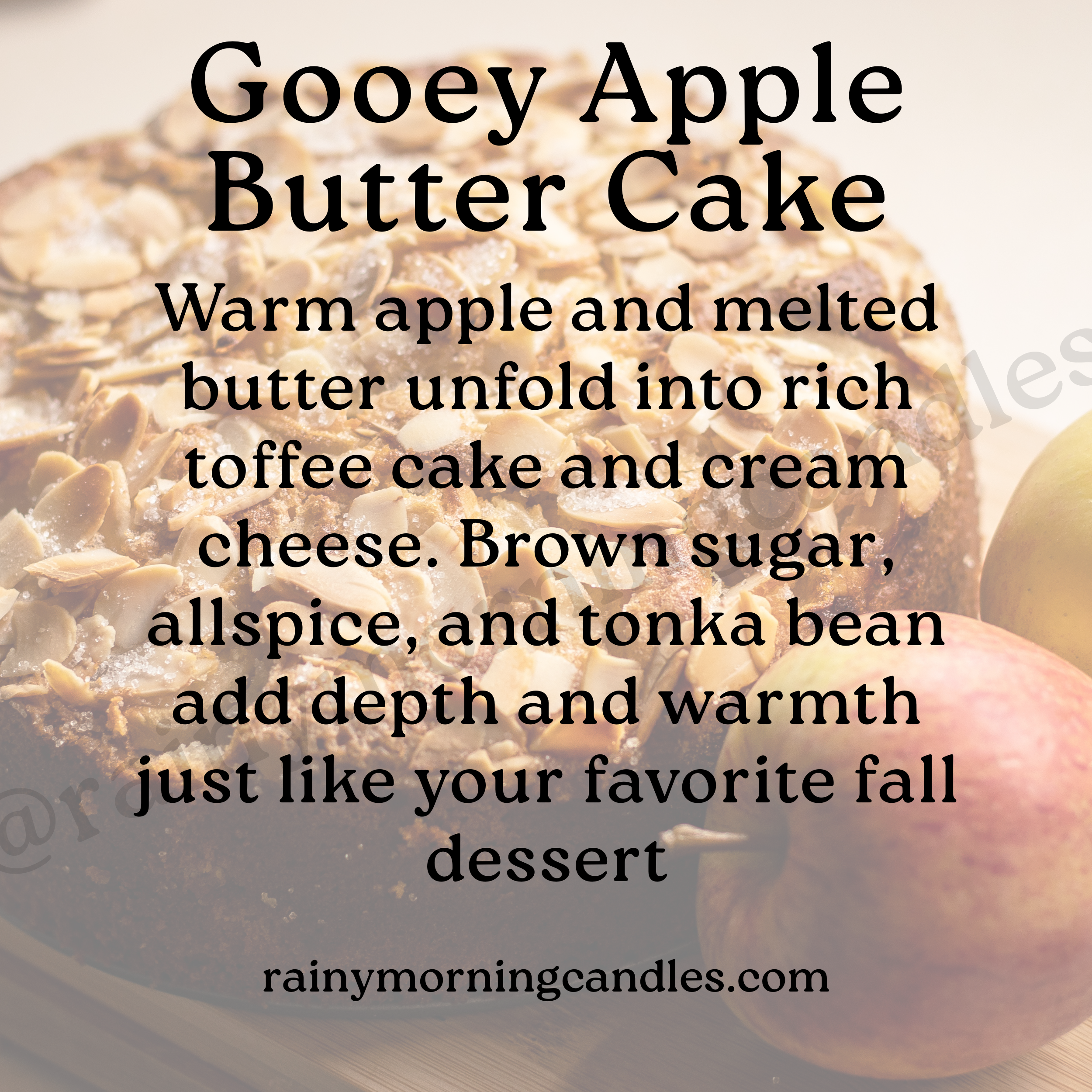 Gooey Apple Butter Cake | Fall Wax Melts