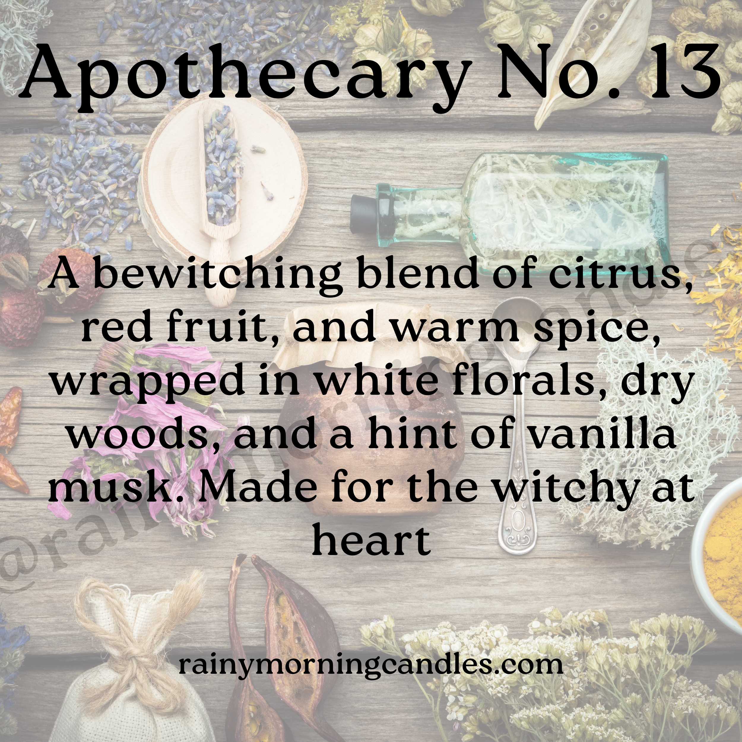 Apothecary No. 13 | Fall Wax Melts