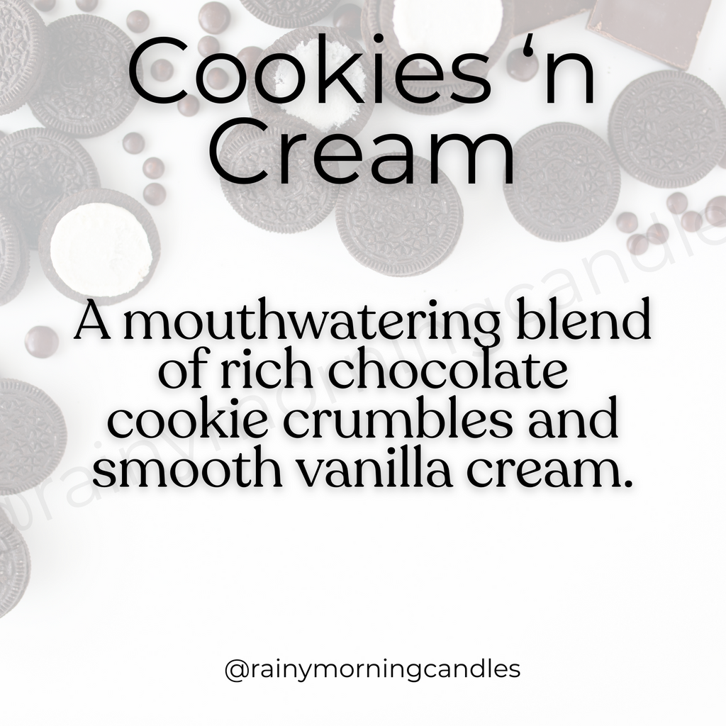 Cookies 'n Cream | Oreo Cookie | Wax Melts