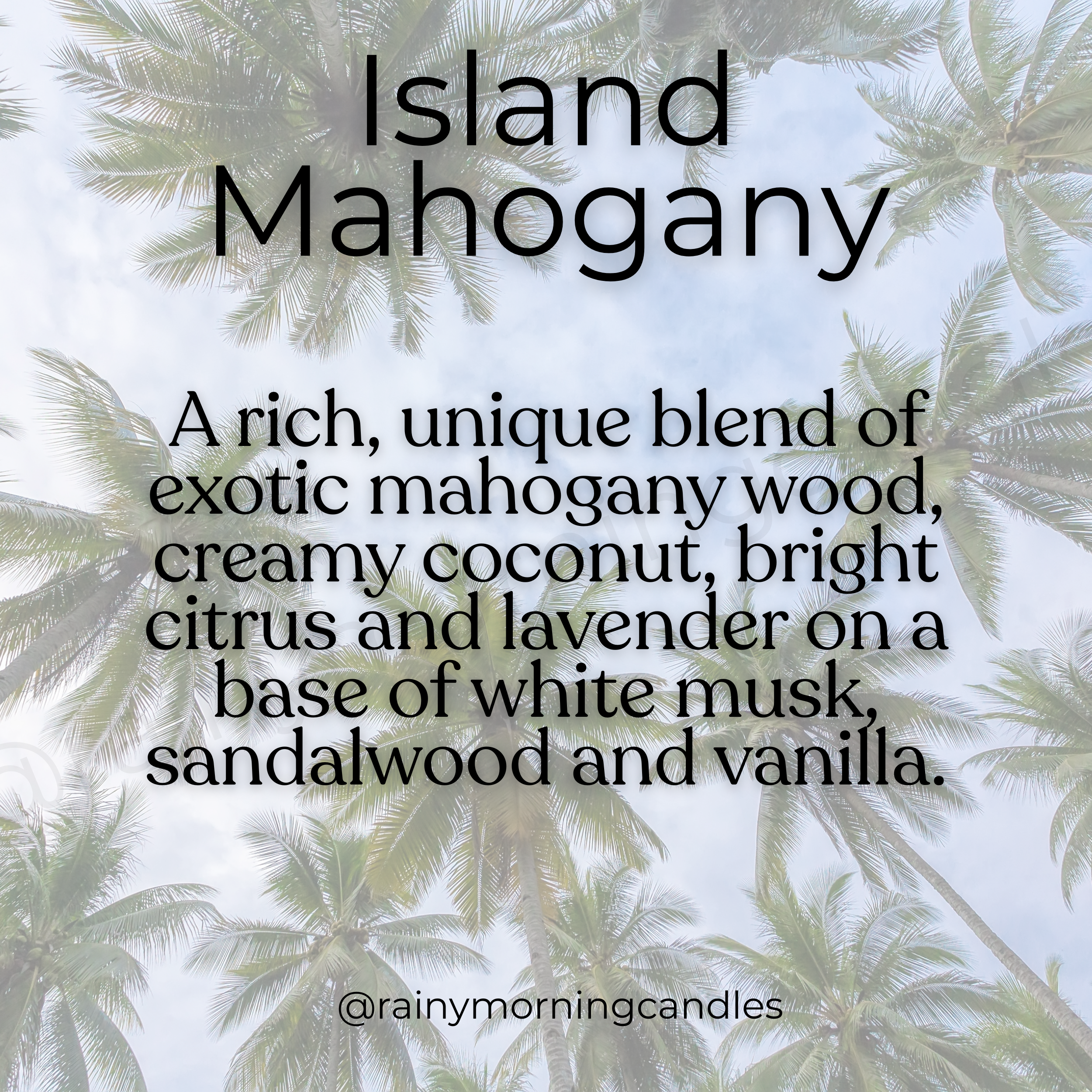 Island Mahogany | Wax Melts