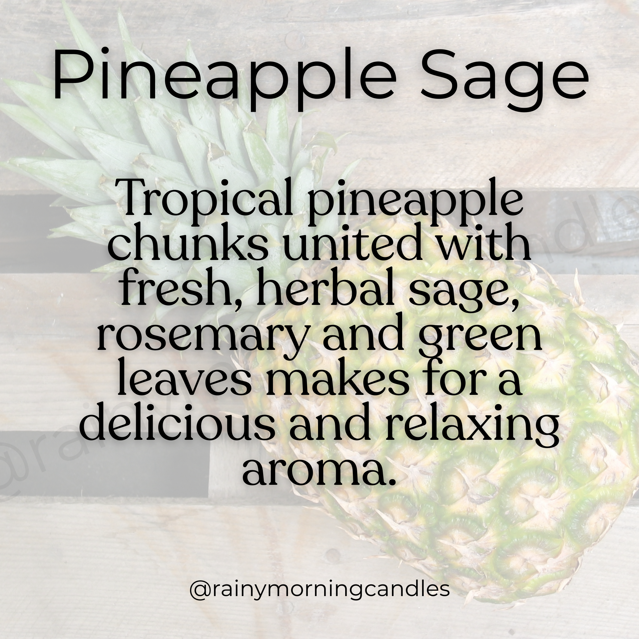 Pineapple Sage | Wax Melts