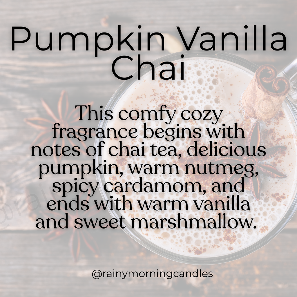 Pumpkin Vanilla Chai | Fall Wax Melts
