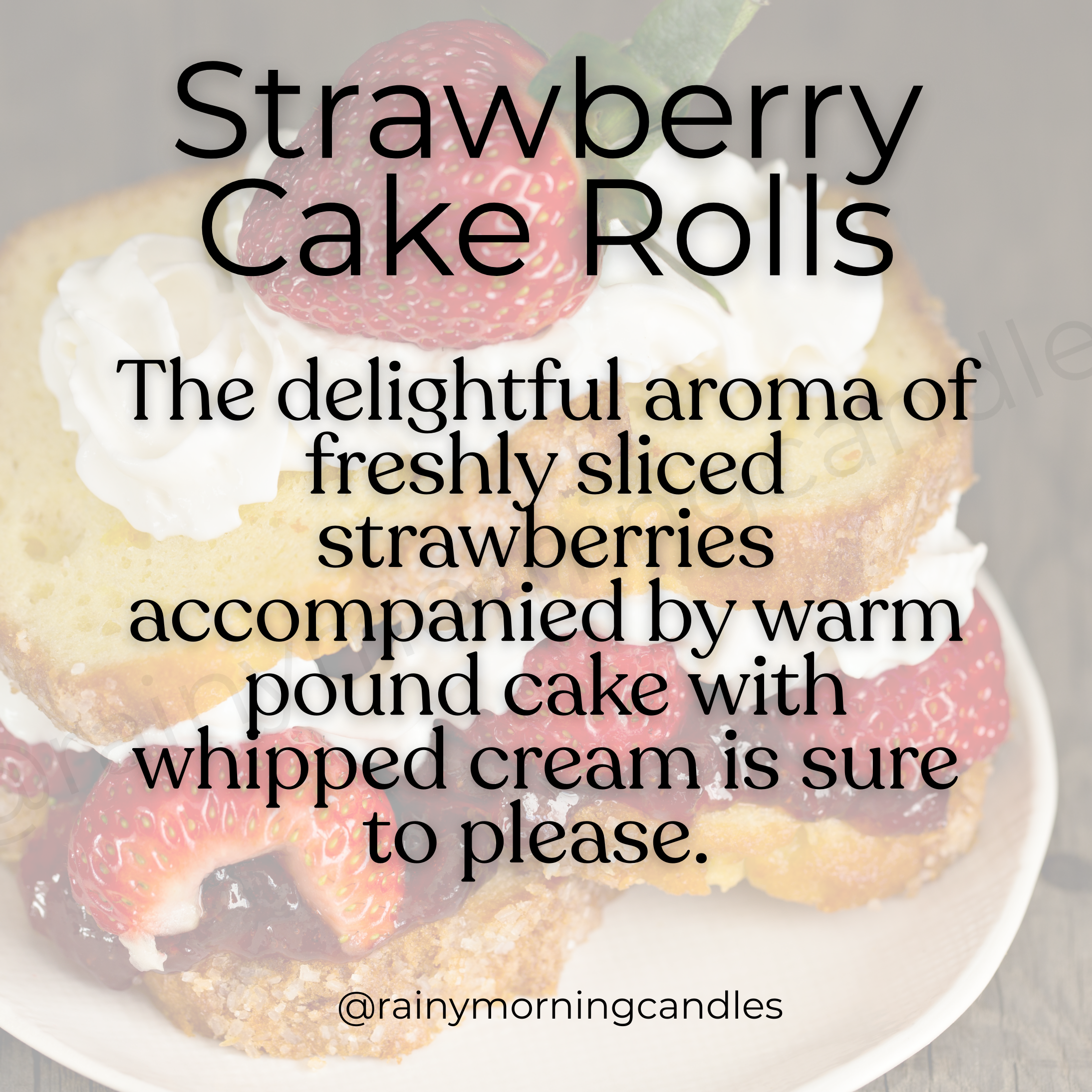 Strawberry Cake Rolls | Wax Melts