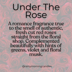 Under The Rose | Fresh Cut Roses | Wax Melts