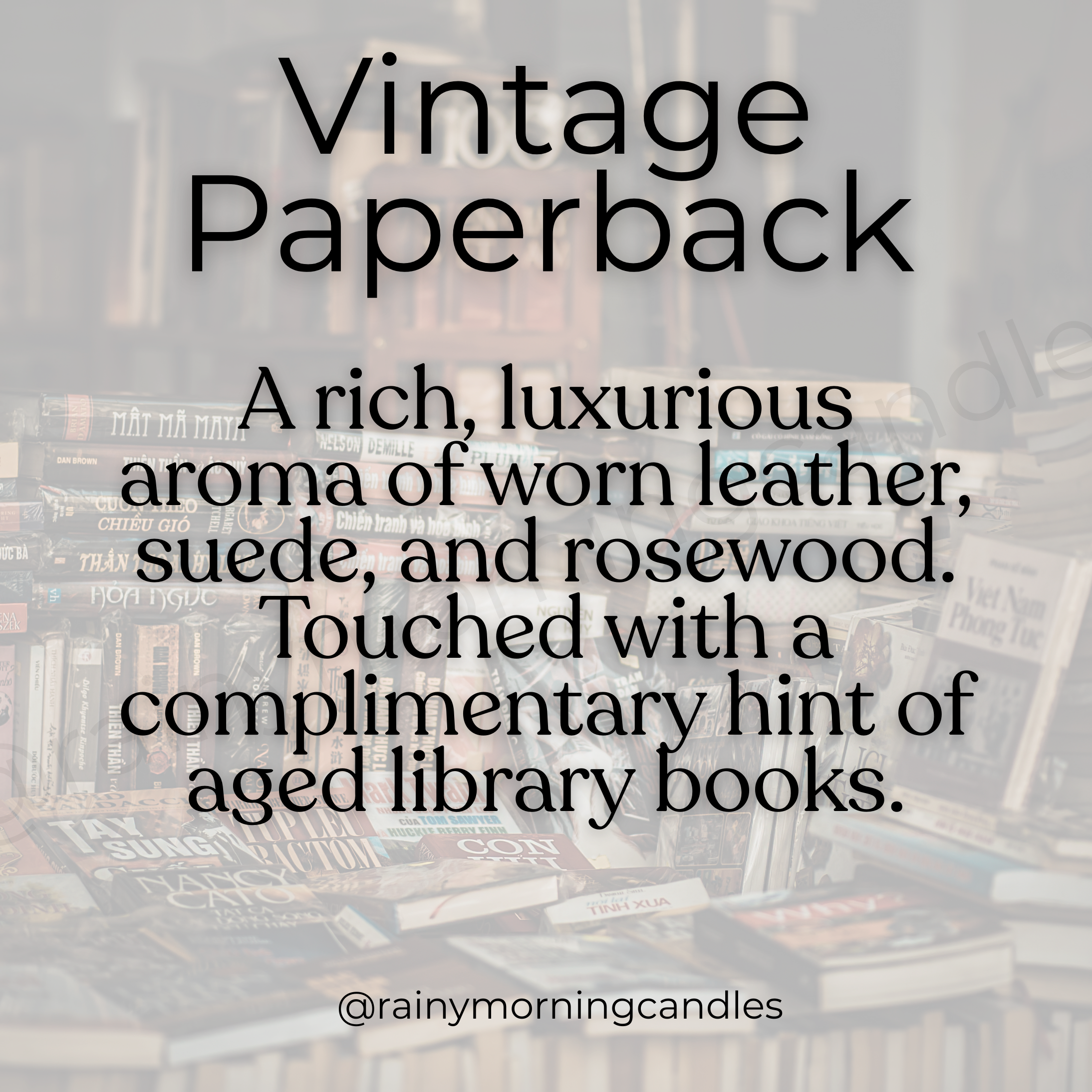 Vintage Paperback | Wax Melts