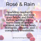 Rosé & Rain | Wax Melts
