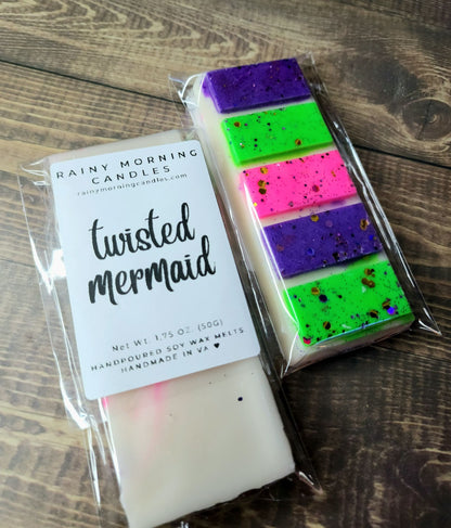 Twisted Mermaid | Wax Melts - Rainy Morning Candles 